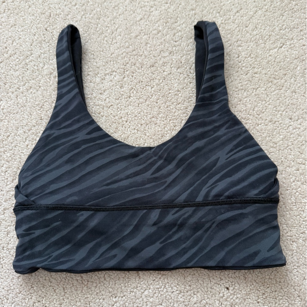 Lululemon zebra align bra